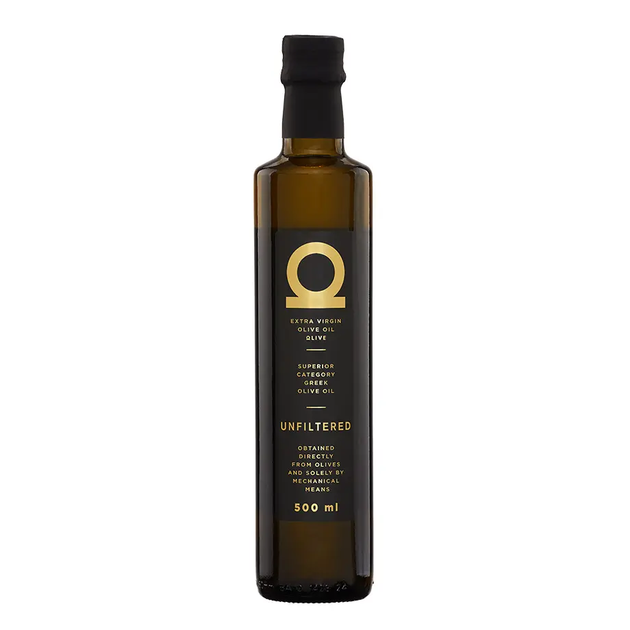 Grecka NIEFILTROWANA oliwa najwyższej jakości (extra virgin) Omega 500 ml