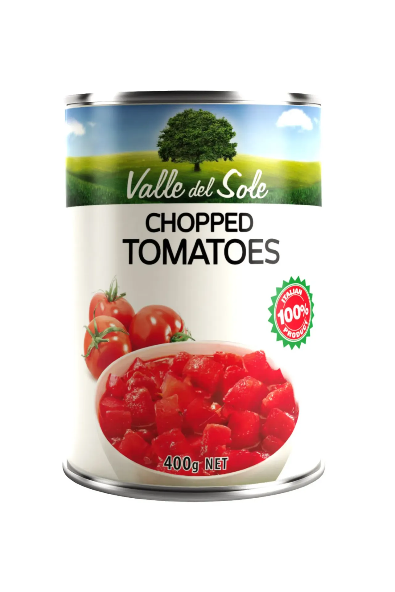 Pomidory włoskie krojone 400 g Valle Del Sole 