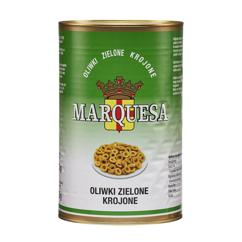 Oliwki zielone krojone MARQUESA 4350 g/2350 g