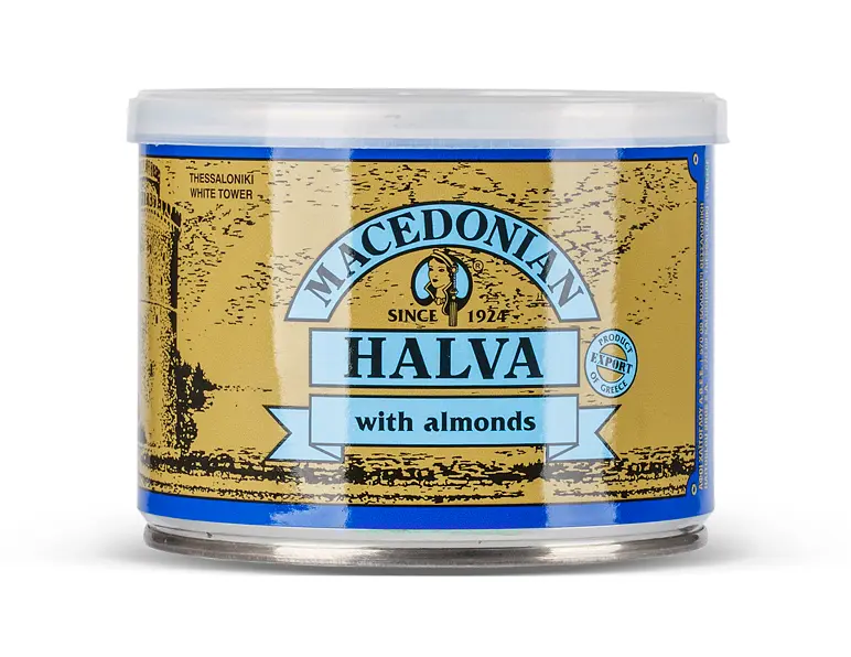 Chałwa grecka z migdałami 500g MACEDOŃSKA 