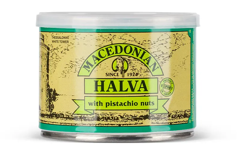 Chałwa grecka z pistacjami 500g MACEDOŃSKA 