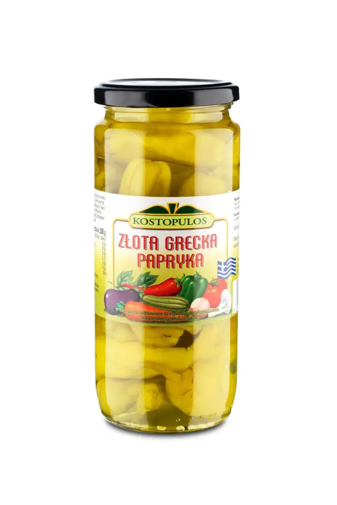 Papryka grecka złota 440g/220g KOSTOPULOS 