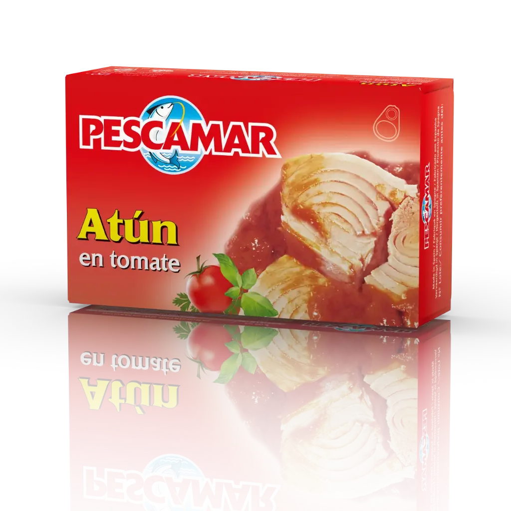 Tuńczyk w sosie pomidorowym 110g/72g PESCAMAR 