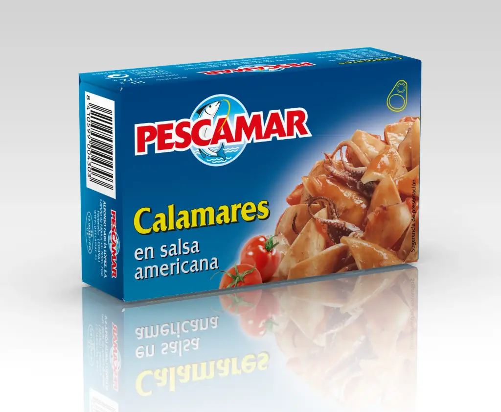 Kalmary w sosie amerykańskim 111g/72g PESCAMAR 