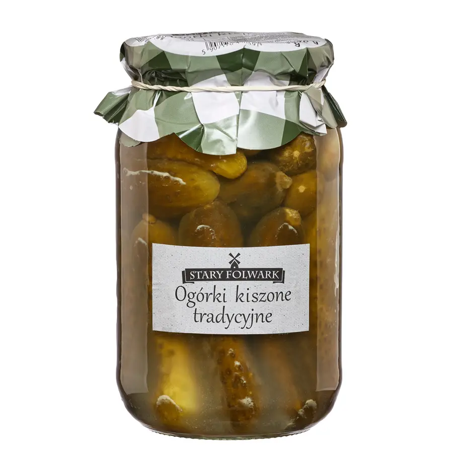 Ogórki kwaszone 870g/520g STARY FOLWARK 